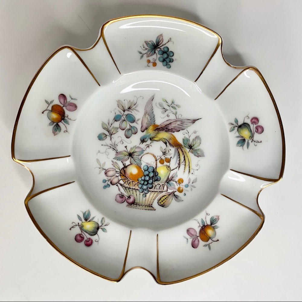 Limoge | Porcelain Trinket Dish | Boho